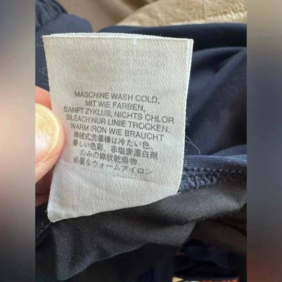 J Crew Ruched Halter One-Piece Swimsuit Navy Blue - Picture 9 of 11